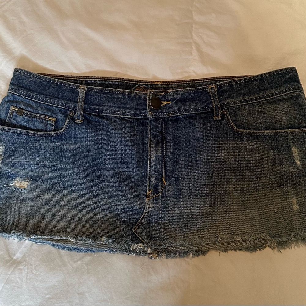 Abercrombie & Fitch Blue Mini Skirt Casual